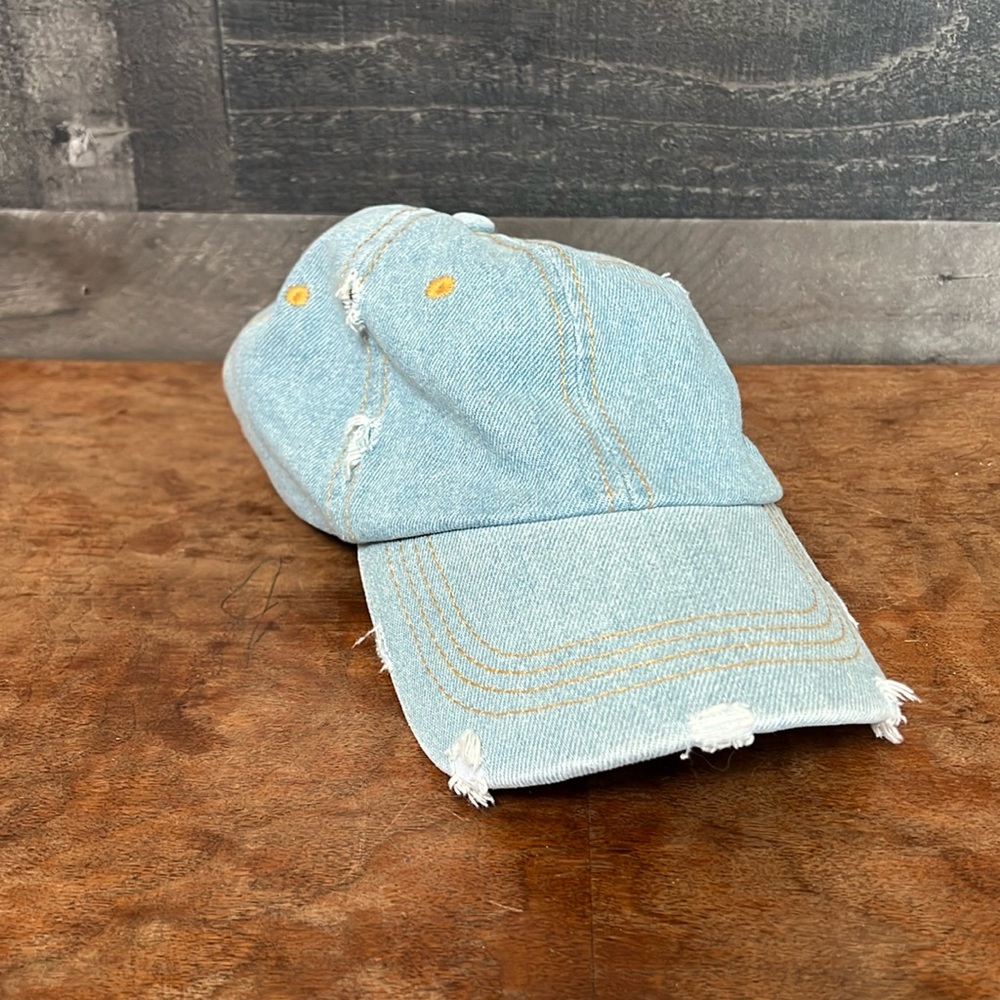 David and Young Denim Baseball Cap
